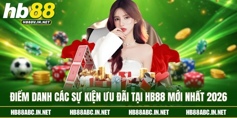 Điểm danh các sự kiện ưu đãi tại HB88 mới nhất 2026